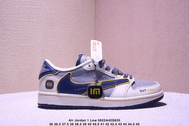 海外爆款限量发售！Travis Scott X Fragment Design X Jordan Air Jordan 1 Low Og Sp “小米联名 流星