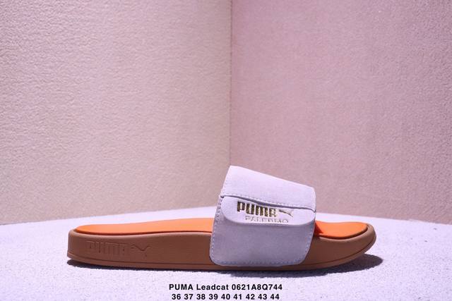 全新彪马 Puma Leadcat 2.0 舒适百搭 防滑一字拖鞋 男女同款 尺码：36-44 Xm0621Q744