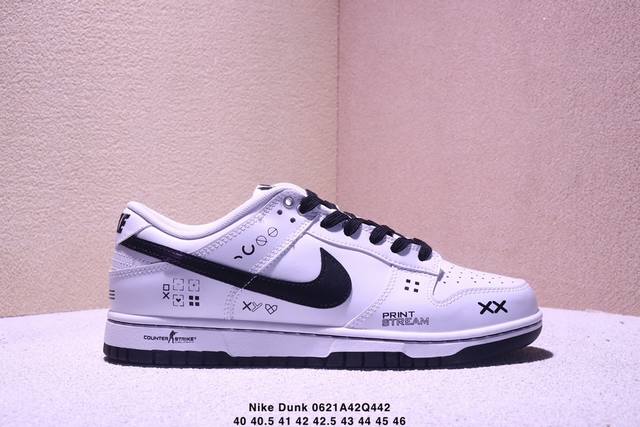 公司级带半码 耐克 Nike Dunk 此款主张打破传统的工业化流水线设计限制，以Made By Ideas的超级创意为理念，集结众多潮流设计师，结合时下最In