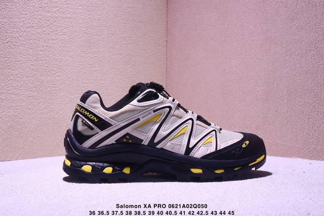 公司级Salomon Xa Pro Xt-6 Expanse萨洛蒙户外越野跑鞋 鞋面采用Sensifit贴合技术 全方位贴合包裹脚型 鞋跟部鞋底牵引设计 提供强