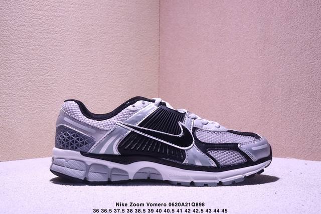 真标耐克Nike Zoom Vomero 5 马拉松复古跑五代休闲运动慢跑鞋 货号:Fj415 06 码数:36 36.5 37.5 38 38.5 39 40