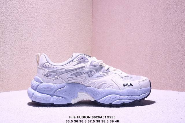 斐乐 Fila Fusion Arceus 斐乐阿尔宙斯大眼睛系列老爹风增高复古中性休闲运动慢跑鞋 半 35.5-40 Xm0620Q935