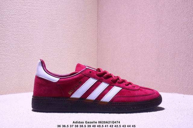Adidas Originals Gazelle 三叶草休闲板鞋 Ad Originals Samba Vegan Og 定制款 桑巴舞系列绅士德训足球风百搭低