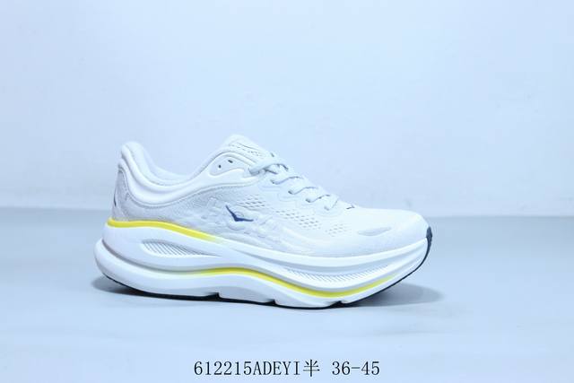 Hoka M Bondi 9代 机能轻量缓震网面增高越野男女跑步鞋 货号 1162012 612215Adeyi半 36-45