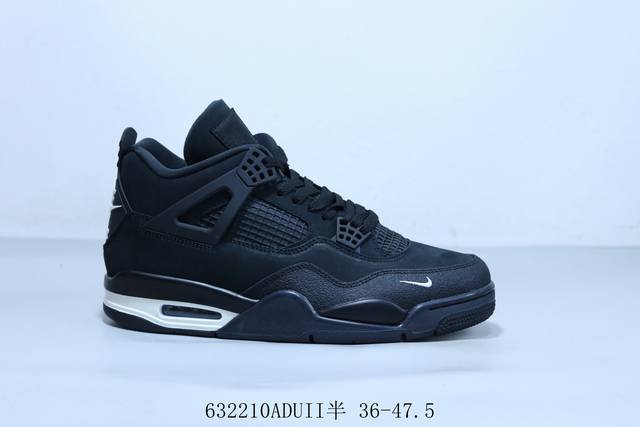 Air Jordan 4 Retro Aj4 乔4 迈克尔 乔丹Aj4代中帮复古休闲运动文化篮球鞋 货号 Hf4340-001 632210Aduii半 36-