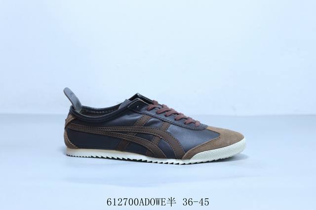 亚瑟士 Asics Onitsuka Tiger 鬼冢虎 原装四联吊牌 中底纸板钢印 日系轻便运动休闲鞋 61 0Adowe半 36-45