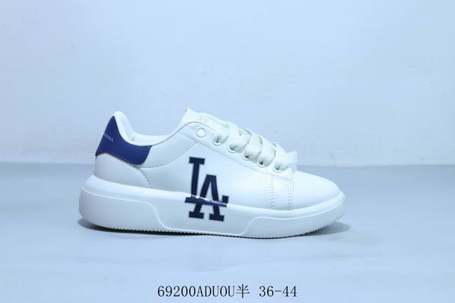 Mlb Big Ball Chunky Canvas Hi 复古厚底老爹风高帮百搭休闲运动慢跑鞋 69200Aduou半 36-44