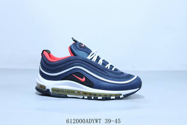 耐克 Nike Air Max 97 Og Qs 子弹系列新配色 复古全掌气垫运动跑步鞋 6 00Adywt 39-45