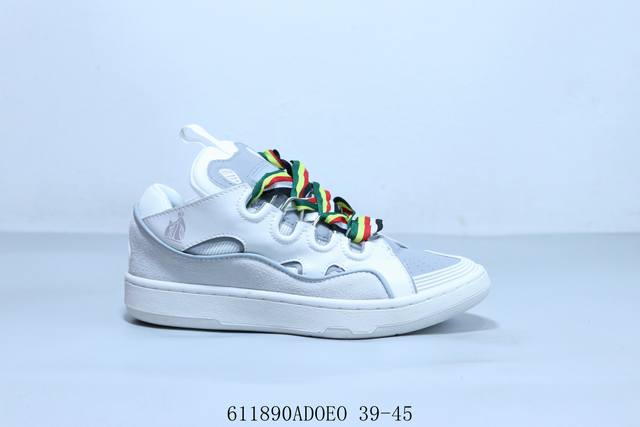Lanvin 浪凡 Curb 皮革 系带 时尚板鞋 611890Adoeo 39-45