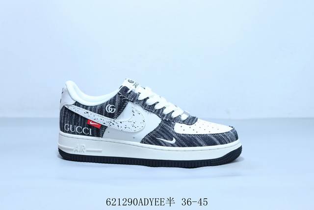 Nike Air Force 1 Af1耐克 低帮 空军一号休闲板鞋 货号 Hs8068-017 621 Adyee半 36-45