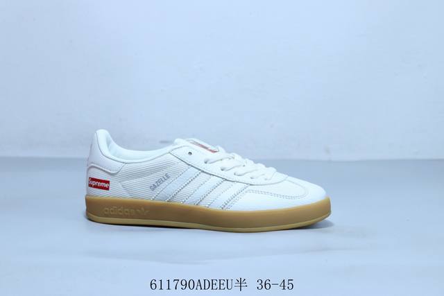 阿迪达斯三叶草Adidas Originals Samba Vegan Og”Spd“桑巴舞系列绅士德训足球风百搭低帮休闲运动板鞋 Sup 货号 Sc9207-