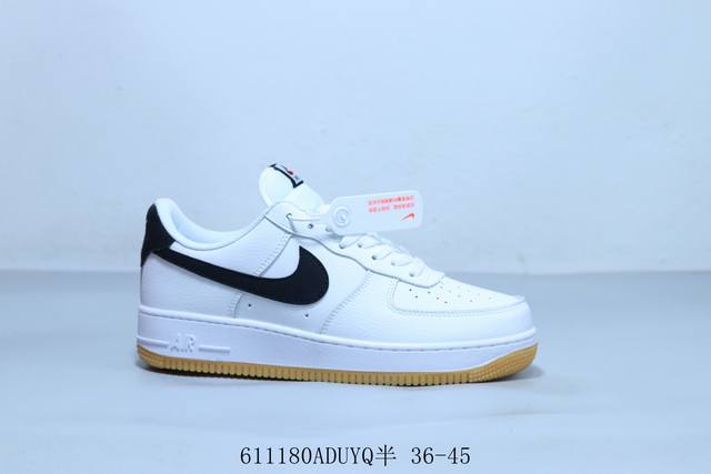 Nike Air Force 1 Af1耐克 低帮 空军一号休闲板鞋 611 Aduyq半 36-45