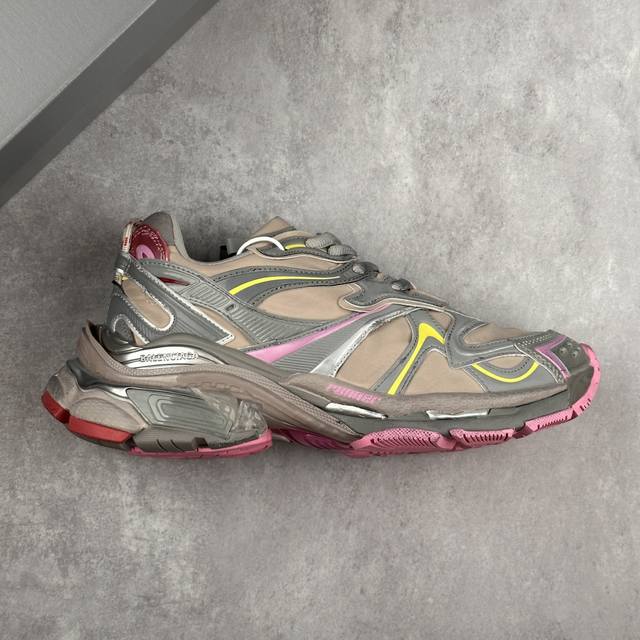 本地 核心私 Vg版 高奢品牌-巴黎世家Balenciaga Runner Sneaker 升级7代慢跑系列低帮复古野跑潮流姥爹风百搭休闲运动慢跑鞋 男女鞋原版