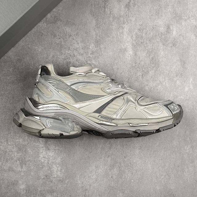 本地 核心私 Xa版 高奢品牌-巴黎世家Balenciaga Runner Sneaker 升级7代慢跑系列低帮复古野跑潮流姥爹风百搭休闲运动慢跑鞋 男女鞋原版
