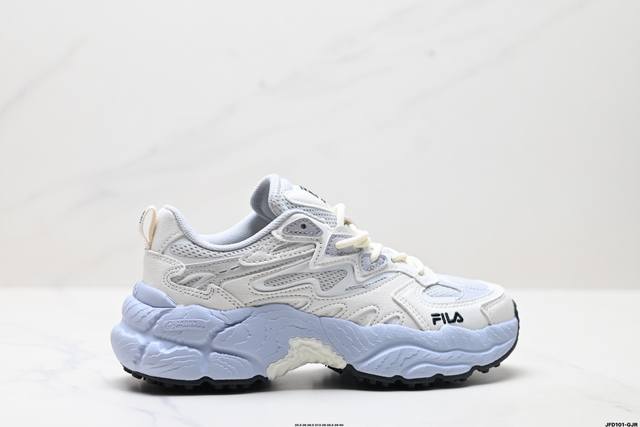 公司级Fila 斐乐蕨草鞋Fern女鞋运动鞋 2025新款户外老爹鞋反光休闲鞋 货号:F12W521119Fpo 尺码:35.5 36 36.5 37.5 38