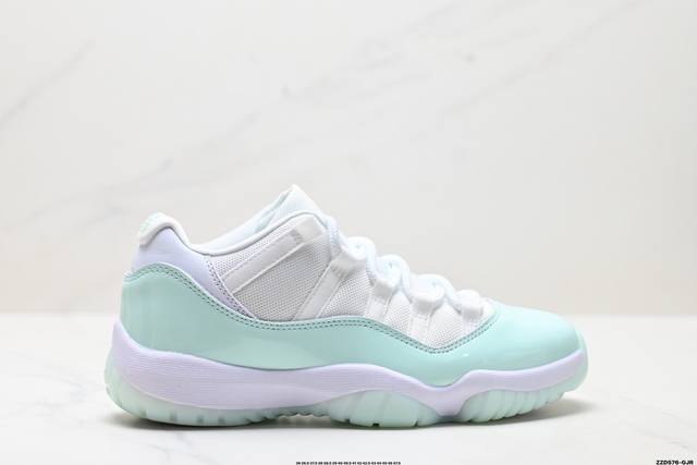 公司级Nike Air Jordan 11 Retro Concord Aj11代 康扣 迈克尔 乔丹低帮运动文化篮球鞋 升级原楦原纸版数据开发版型 采用漆皮镀