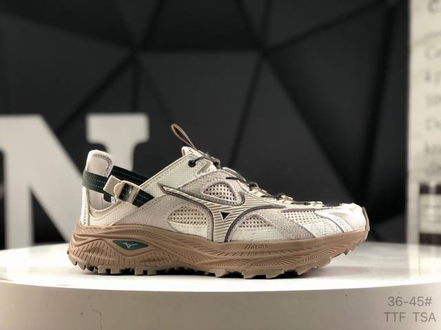 美津浓 Mizuno Racer Trail Se 越野耐磨透气速干低帮户外功能鞋 凉鞋 尺码：如图所示 Ttf Tsa