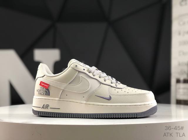 耐克 Nk Air Force 1'07 Low Supreme北面联名-空军一号低帮休闲板鞋 货号：Xz1996-710 #原楦头原纸板 原装鞋盒 定制五金配