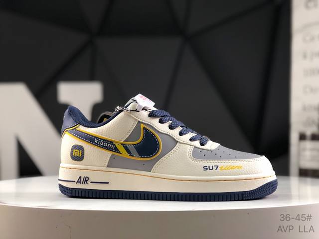 公司级带半码 耐克 Nike Air Force 1 Low 空军一号低帮运动休闲板鞋 小米 原楦头原纸板 打造纯正空军版型 专注外贸渠道 全掌内置蜂窝气垫 原