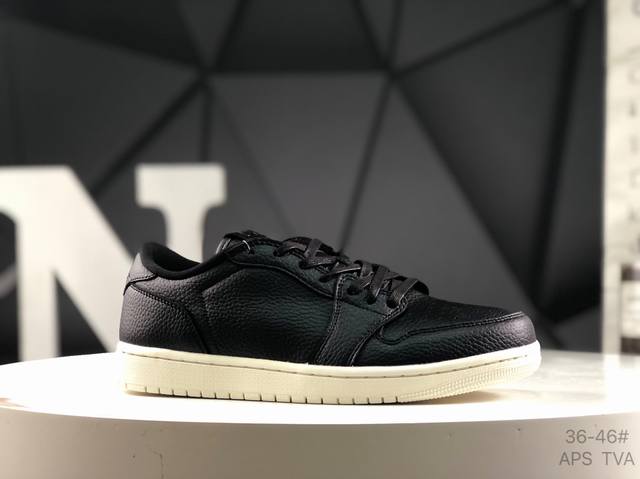 耐克 Nike Air Jordan 1 Low Aj1乔1 低帮潮流缓运动休闲板鞋。Aj1 低帮拼接 完美版型真头层牛皮# 内置缓震气垫 原鞋开模 拒绝公底