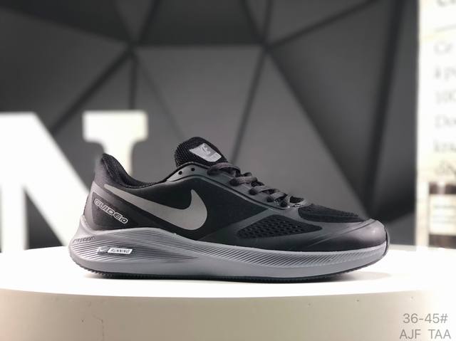 耐克 Nike Zoom Winflo 7X 运动舒适 低帮 休闲跑步鞋 男女款 黑白红 尺码：36-45 36 36.5 37.5 38 38.5 39 40