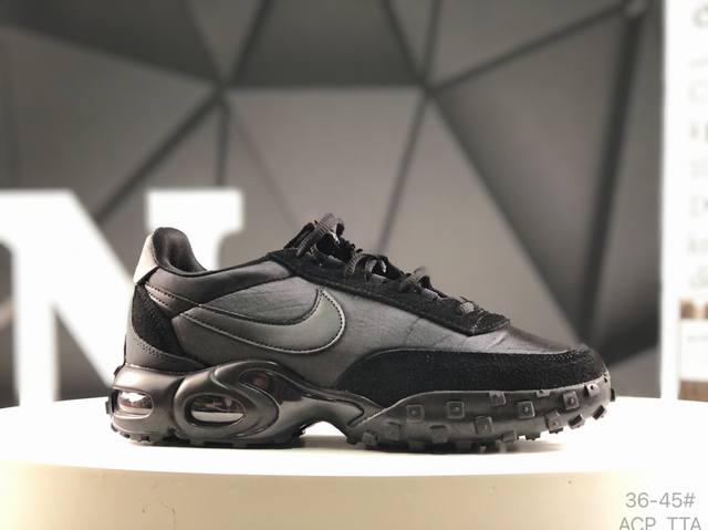 耐克 Nike Air Max Waffle Racer Sp耐克 气垫缓震 舒适防滑耐磨 低帮 生活休闲鞋 货号:Fv6946 001 尺码:36-45 半