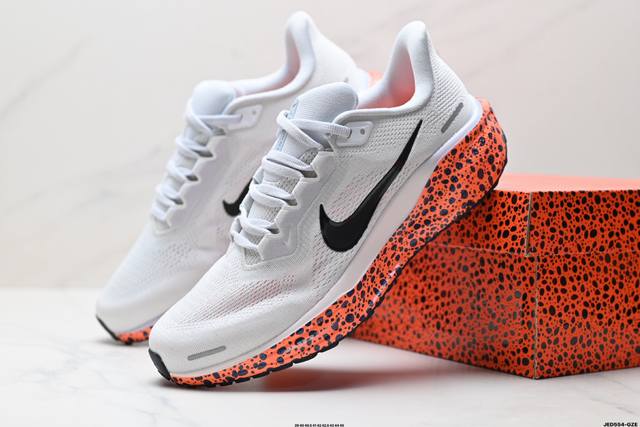 公司级Nike Air Zoom Pegasus 41 耐克 超级飞马涡轮增压马拉松休闲运动慢跑鞋 采用全新双层超轻透气网眼布材质 内里嵌入定型海绵 中底搭载全