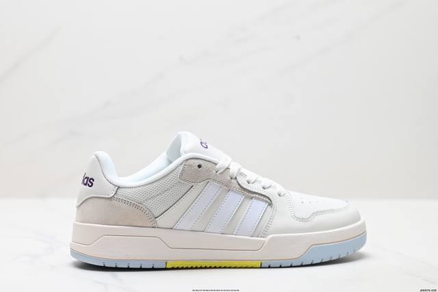 真标Adidas Neo Entrap 阿迪达斯 复古舒适 耐磨 低帮 板鞋 货号:Gw9675 尺码:36 36.5 37 38 38.5 39 40 40.