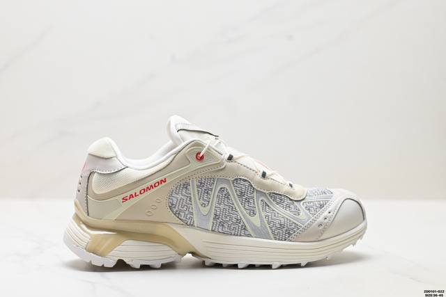 公司级Salomon萨洛蒙 Xt-Whisper 时尚 舒适減震防滑耐磨 低帮跑步鞋 鞋面采用Sensifit贴合技术 全方位贴合包裹脚型 鞋跟部鞋底牵引设计
