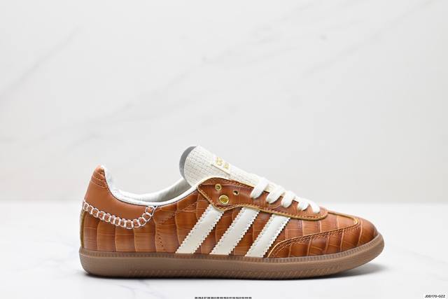 公司级Adidas Originals Wales Bonner Samba Og桑巴舞系列绅士德训足球风百搭低帮休闲运动板鞋 货号:Jh9826 尺码:36