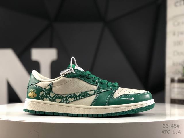 公司级带半码 耐克 Travis Scott X Fragment Design X Jordan Air Jordan 1 Low Og Sp “迪奥联名 多
