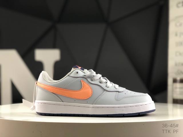 耐克 Nike Court Borough Low Cb2 小空军低帮百搭透气休闲运动板鞋 全套原纸板楦头开发 原汁原味 完美呈现版型 原数据独家私模大底 超高