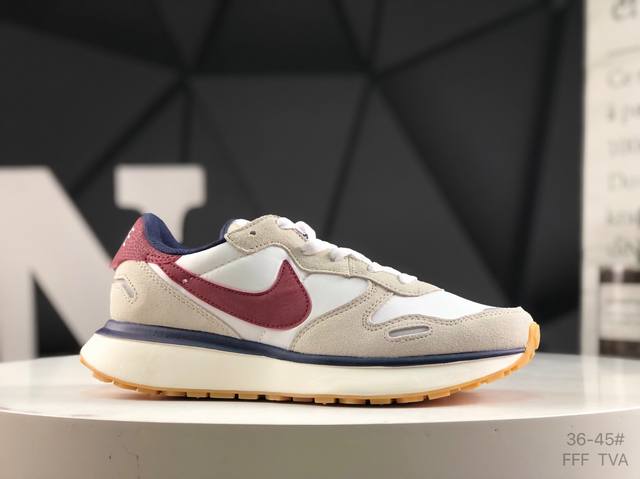 真标带半码耐克Nike Phoenix Waffle 走秀款解构 高端跑鞋 原鞋开发 完美鞋型 原楦原数据开发纸版楦型 同源织法半透网纱材质 Seze: 36-