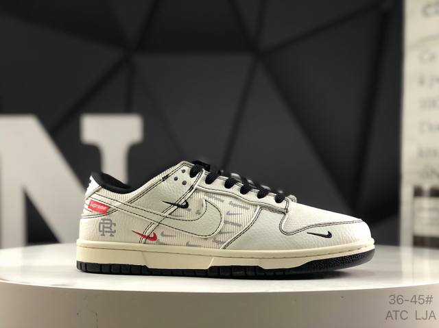公司级带半码 耐克 Nike Dunk Low 复古板鞋，尽情迈步，彰显个性风采。采用牛柔软皮革鞋面，经久耐穿，塑就如元年款 Dunk 般的复古质感。鞋头透气孔