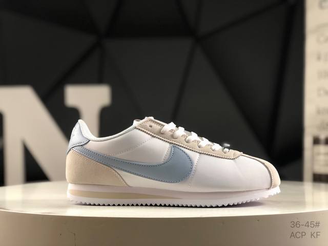 耐克 Nike Classic Cortez 耐克经典轻便舒适男子阿甘鞋休闲跑步鞋运动鞋 纯粹而执着的精神 使得Cortez种在了一代人的心里 无论是否喜欢它复