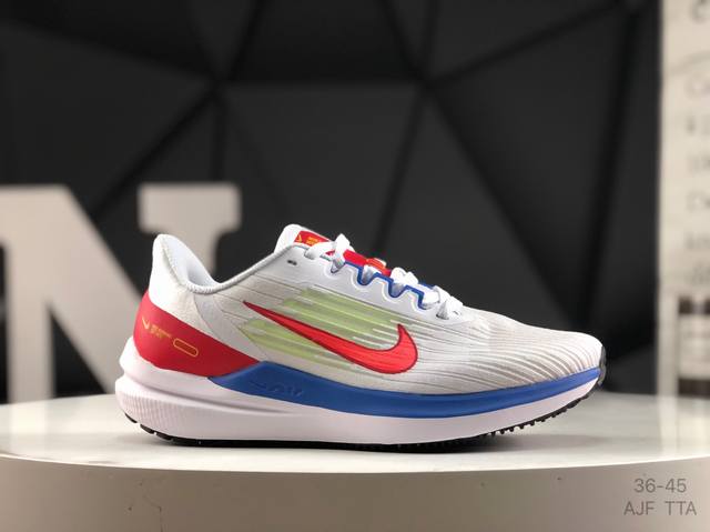 耐克 Nike Air Winflo 9 温弗洛9代低帮贾卡面料轻盈透气休闲运动跑步鞋 货号：Dd6203 009 尺码：如图所示 Ajf Tta