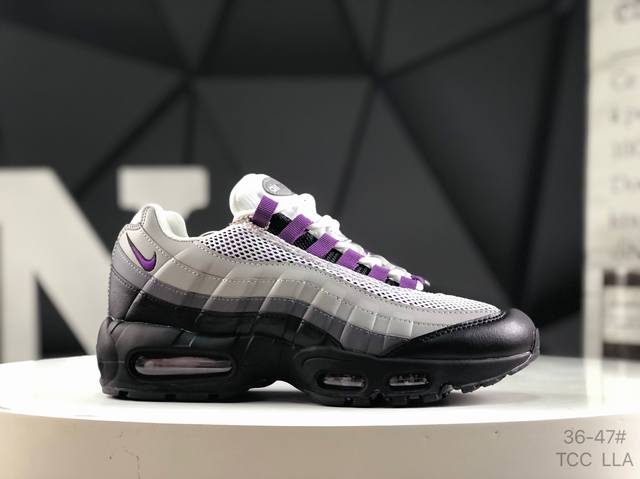 耐克 Nike Air Max 95 Og Neon 合成革 渐变 织物 防滑减震 低帮 货号：Dh8015 003 尺码：如图所示 Tcc Lla
