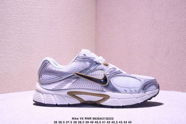 Nike V5 Rnr 舒适百搭防滑耐磨透气 低帮跑步鞋 男款 白银 Xm0626Q222