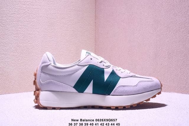 New Balance Ms327 复古休闲运动慢跑鞋 全新 New Balance 327 系列，以更纯粹的复古风格设计打造的全新造型。侧身还以解构设计，将