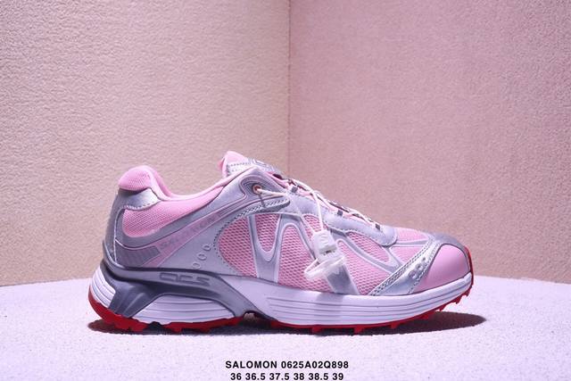 公司级Salomon萨洛蒙 Xt-Whisper 时尚 舒适減震防滑耐磨 低帮跑步鞋 鞋面采用Sensifit贴合技术 全方位贴合包裹脚型 鞋跟部鞋底牵引设计