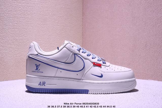 海外限量发售！公司级Nike Air Force 1 '07 Low “斯图西联名”空军一号 低帮 运动鞋 休闲鞋 折边针车 工艺难度大 原楦头原纸板 原装鞋盒
