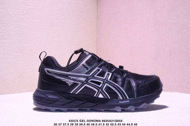 公司级Asics Gel-Sonoma Fe 亚瑟士 舒适百搭 织物人造革耐磨透气 低帮跑步鞋 货号:1011B999-022 尺码:36 37 37.5 38