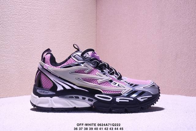 Off-White Be Right Back 系带圆头 低帮 生活休闲鞋 男女款 粉色 Xm0624Q222