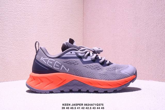 公司级 科恩 Keen Jasper Rocks Sp 舒适休闲 防滑 低帮 登山鞋 男款 卡Keen 系列上脚也太好看啦！随便怎么搭都很适配 颜色搭配爱了#K