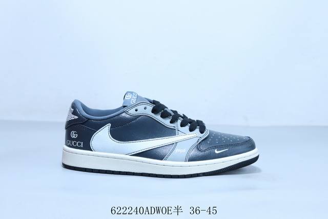 乔丹Air Jordan 1 Low Aj1 乔1低帮复古文化休闲运动篮球鞋倒勾 联名 货号 Xd1588-215 622 Adwoe半 36-45