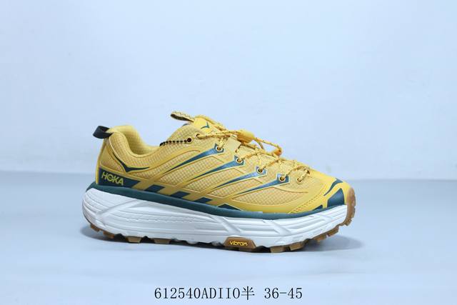 Hoka One One Mafate Three2舒适减震防 滑耐磨低帮 休闲跑步鞋 男女同款 2 612540Adiio半 36-45