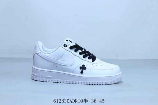 Nike Air Force 1 Af1耐克 低帮 空军一号休闲板鞋 612830Adriq半 36-45