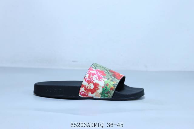 Gucci 古驰一字拖鞋 65203Adriq 36-45