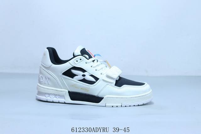 Lv路易威登Louis Vuitton Trainer Sneaker Low休闲运动文化百搭板鞋 612330Adyru 39-45