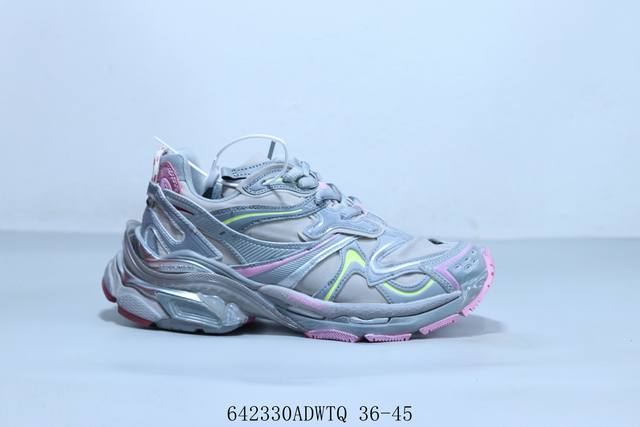 巴黎世家 Balenciaga 舒适机甲百搭老爹鞋防滑耐磨 低帮跑步鞋 642330Adwtq 36-45